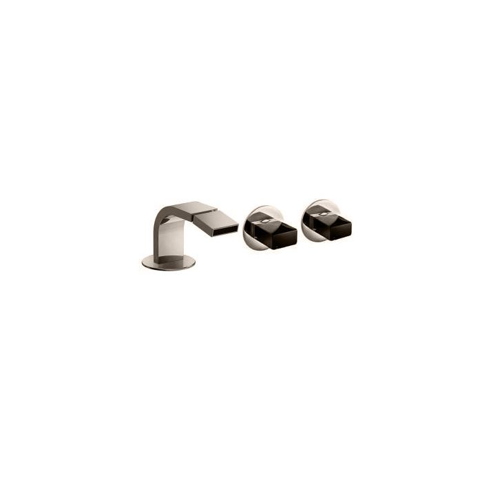 Fantini Venezia In Смеситель для биде, 1 отв., излив: 132 мм, цвет: Nickel PVD