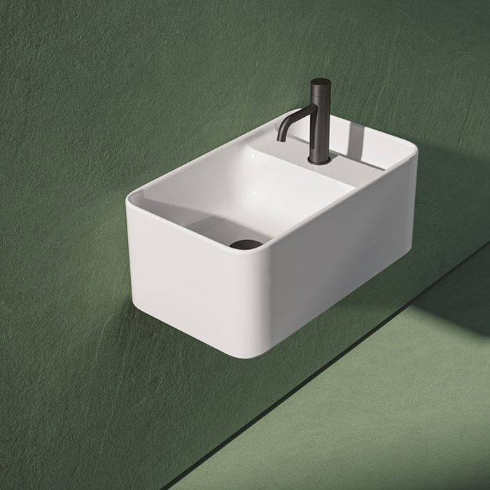 Artceram Brooklyn Раковина накладная 60х35х25см., без отв., покрытие saniglaze, цвет: белый