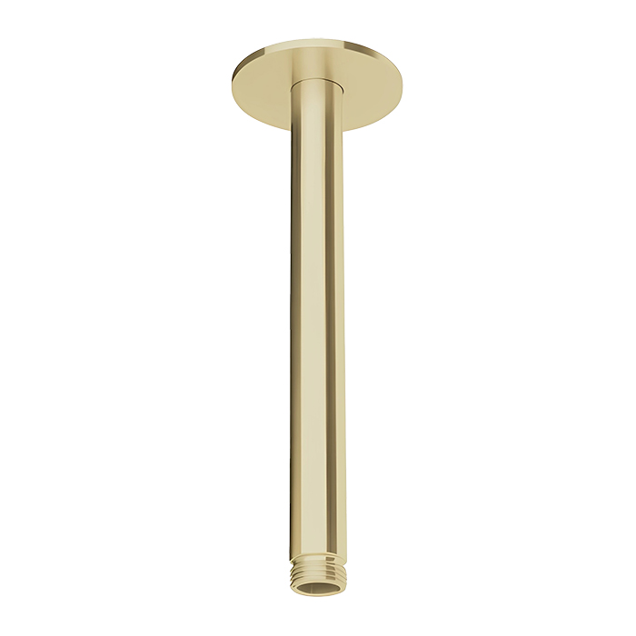 Almar Square Кронштейн для верхнего душа 30см., потолочный, цвет: Gold Polished PVD