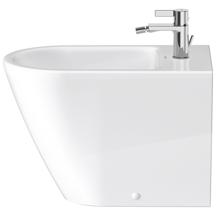 Duravit D-Neo Биде напольное 37x58х40 см, с переливом, с 1 отв., WonderGliss, цвет: белый