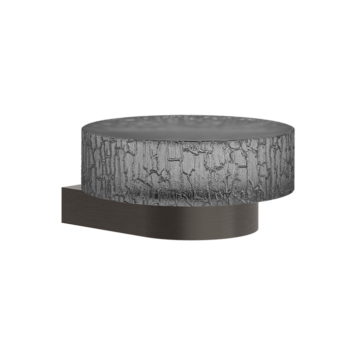 Gessi Incastri Мыльница подвесная, цвет: Black Metal Br. PVD /Light Smoke