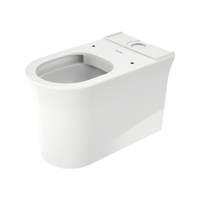 Duravit White Tulip Моноблок 37x65 см, безободковый, слив универсальный, HygieneGlaze, цвет: белый