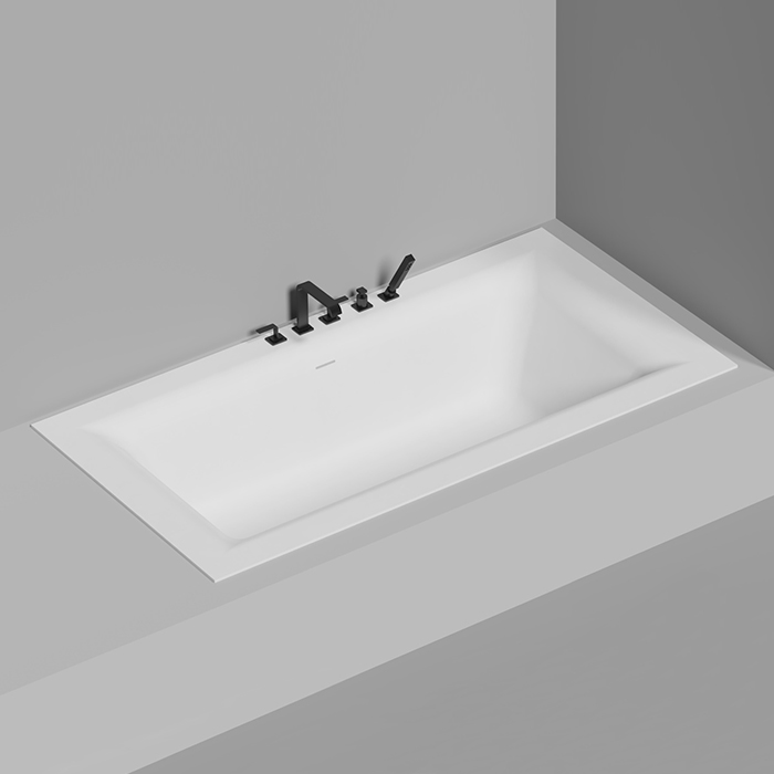 Salini Ariosa Axis Ванна 210х100х65см., встраиваемая, S-Sense, с донным клапаном "Click-Clack", сифоном, слив-переливом, ножками, цвет: белый глянцевый