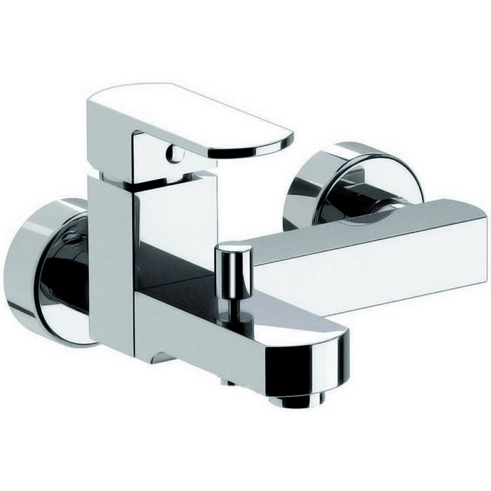 CISAL Roadster Смеситель однорычажный настенный для ванны/душа, цвет: хром