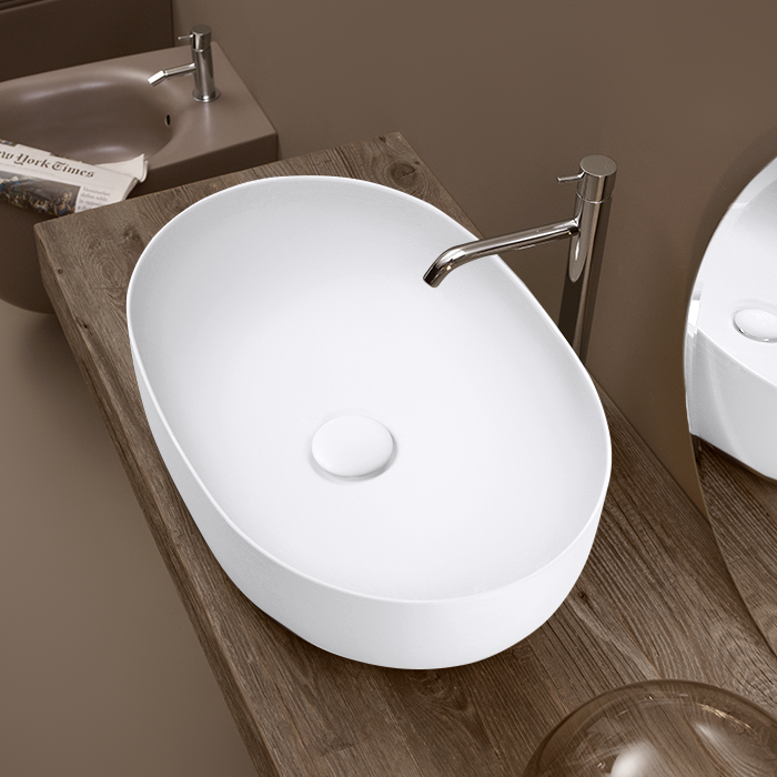 Kerasan Nolita Раковина 60х40 см, без отв., цвет: белый матовый