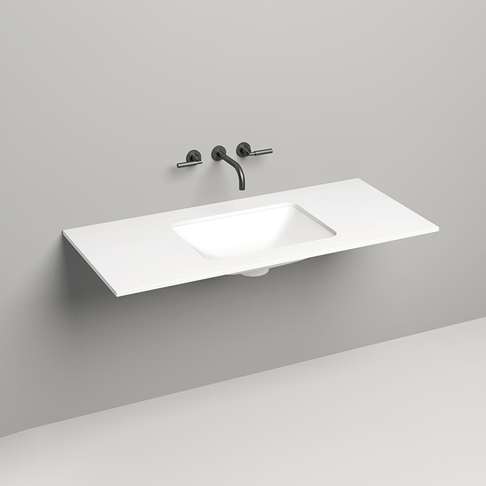 Salini Столешница 120х50х1.5 cм, из материалов S-Stone, цвет: белый матовый