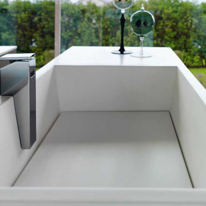 NOORTH milldue edition TOUCH Комплект мебели 100х40х88см, напольный, 3 ящика, слив в пол, раковина Milltek, смеситель H2O, цвет: Argilla матовый