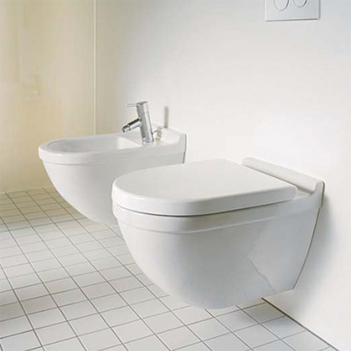 Duravit Starck 3 Унитаз подвесной 37x62см., Сompact, укороченная модель, цвет: белый
