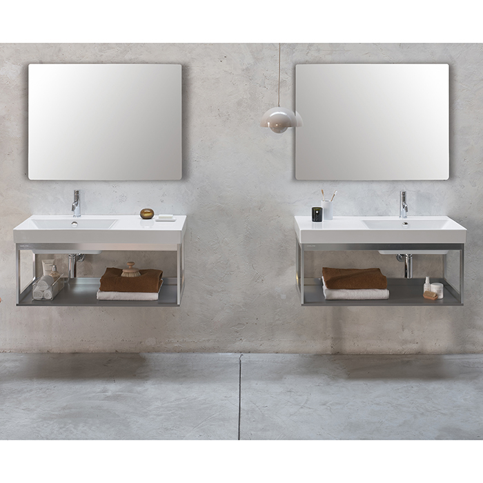 Catalano Zero Раковина 100x50см чаша слева, с 1 отв., цвет: белый глянцевый