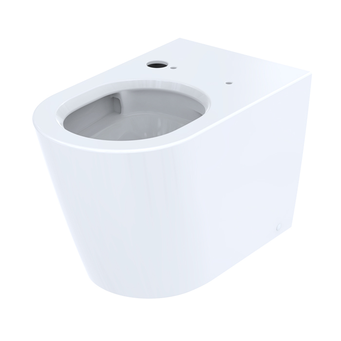 TOTO RP Унитаз напольный 38x64см, безободковый, Tornado, сиденье Slim микролифт, цвет: белый