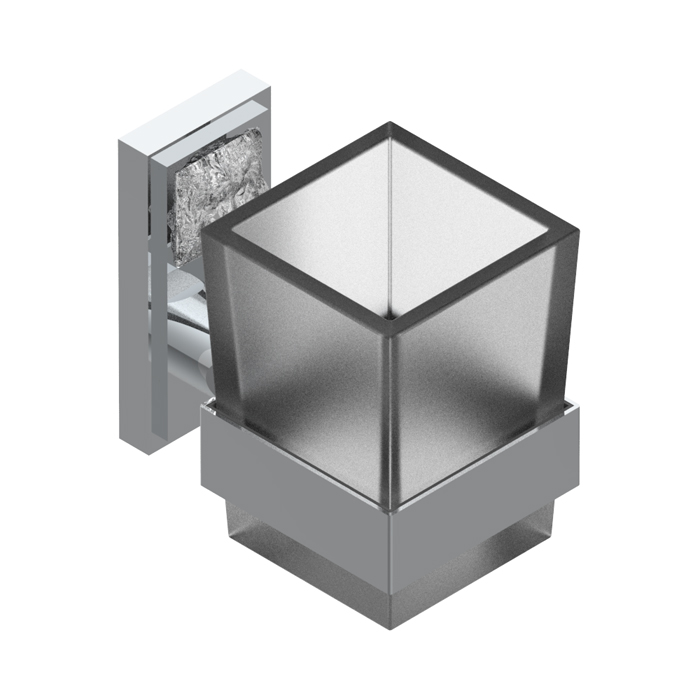 THG Masque de Femme métal lisse Стакан, подвесной, цвет: хром