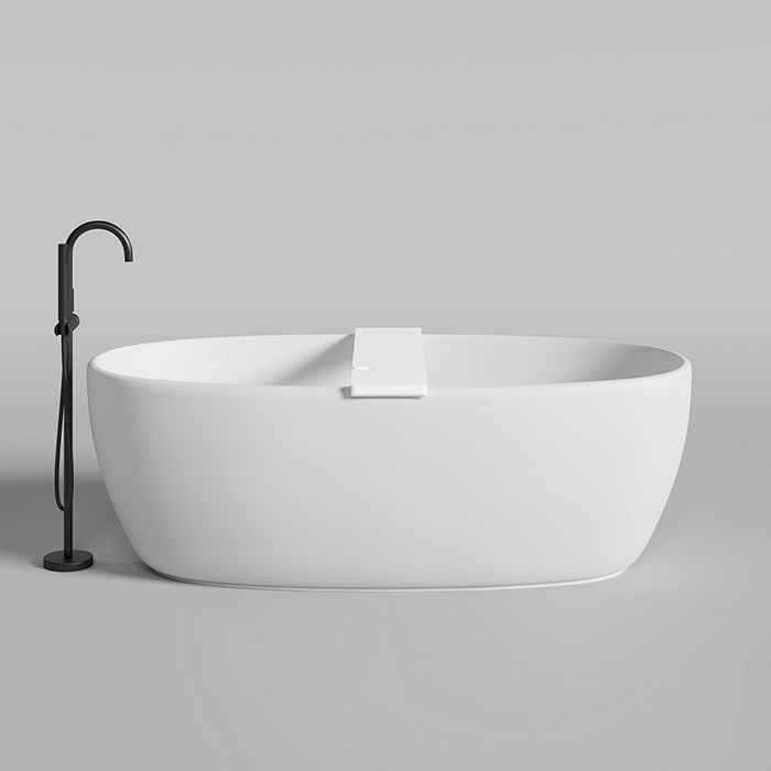 Salini Gabbiano Basic Полка для ванны 900х200х72 мм. установка на отдельностоящие ванны шириной до 870 мм, S-Stone, цвет: матовый белый