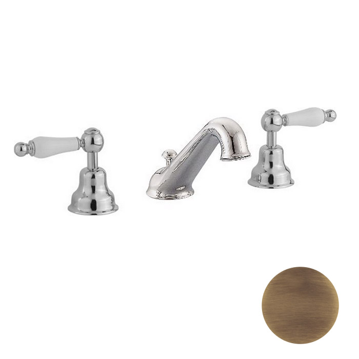 CISAL Arcana Toscana Смеситель для раковины на 3 отв. с донным клапаном, цвет: бронза