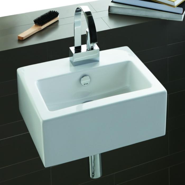 SIMAS Frozen Раковина 43 см, 1 отв., цвет: белый