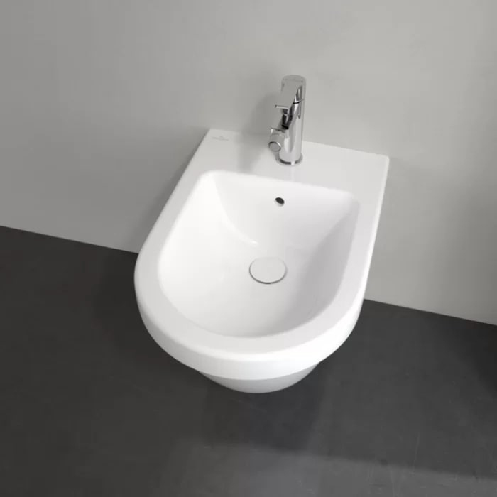 Villeroy&Boch Architectura Биде подвесное 37х53х26.5см., 1 отв., цвет: альпийский белый