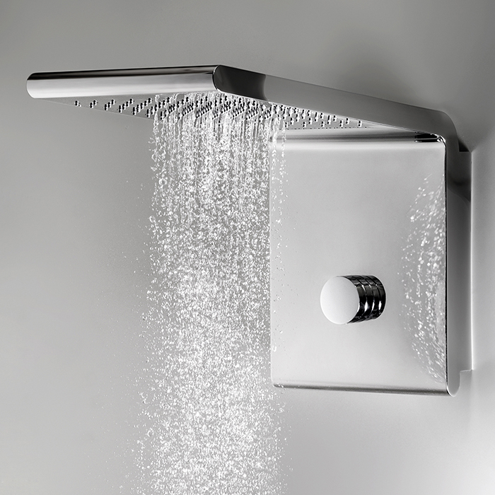Bossini Syncro-Rain Верхний душ 45х20см., настенный, 3 режима, цвет: хром