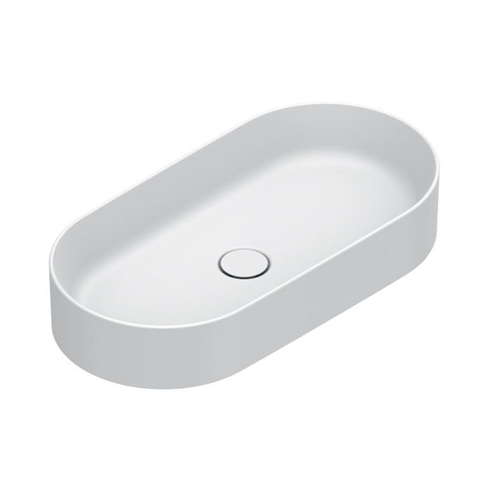 Catalano Zero Раковина 70х35см, накладная, без отв., без перелива, цвет: белый матовый