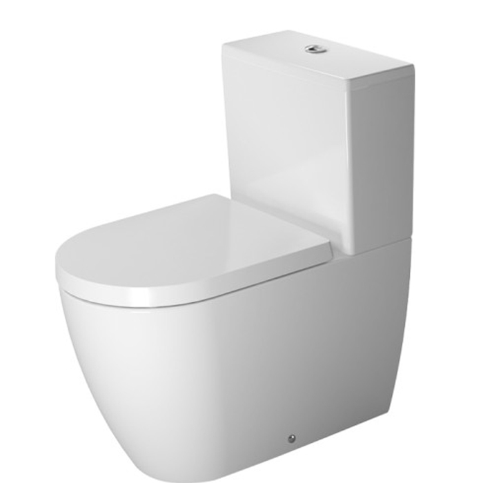 Duravit Me by Starck Унитаз  моноблок   37х65 см, слив универсальный,  с креплениями, цвет: белый/хром