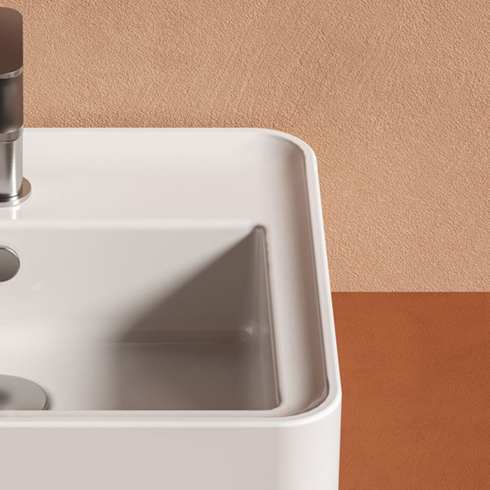 Artceram Rodolfo 100 Раковина накладная 100х45см., с 1 отв., без слив перелива, покр SANIGLAZE, цвет: белый