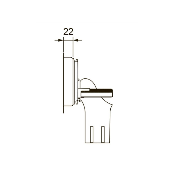 TECE Контейнер для установки гигиенических таблеток в смывной бачок TECE Uni/TECEbase