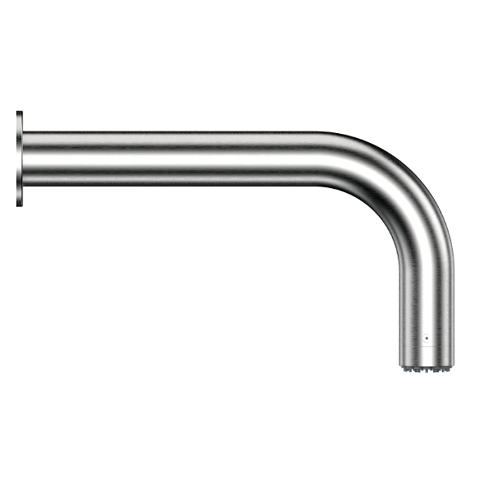 Bossini Nobu Настенный кронштейн из нерж.стали Ø 54мм с фиксированной душевой лейкой, самоочи. с дождевой струей., цвет: нержавеющая сталь