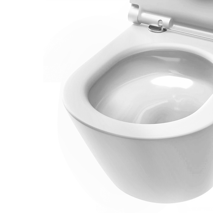 Catalano Sfera Унитаз подвесной 50x35см, безободковый, смыв Tornado, покрытие Twinglaze+, цвет: белый матовый