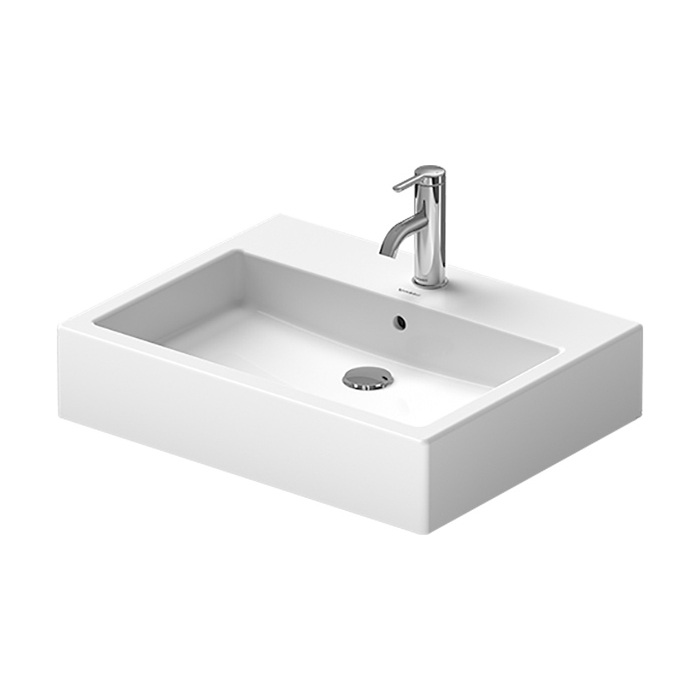 Duravit Vero Раковина 59.5x46.5см., 1 отв., с переливом, цвет: белый