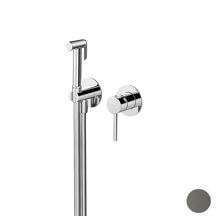 Newform Shut Off Гигиенический душ, внешняя часть, цвет: PVD gun metal