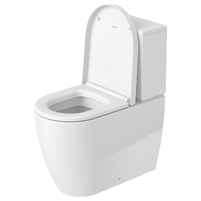 Duravit Me by Starck Унитаз моноблок 37х65 см, слив универсальный, с креплениями, цвет: белый 