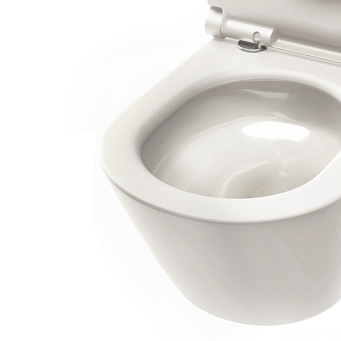 Catalano Sfera Унитаз подвесной 55x35см, безободковый, смыв Tornado, покрытие Twinglaze+, цвет: Lino Satinato