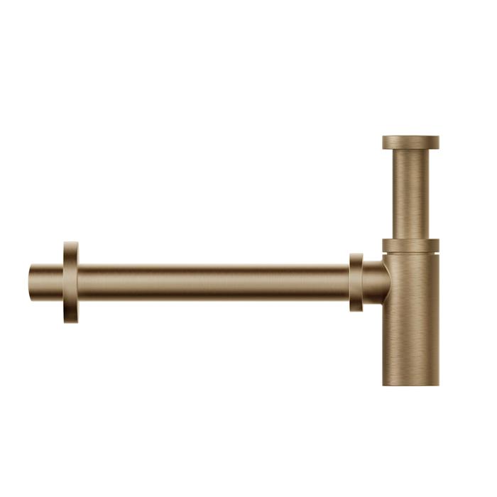 Gessi Сифон для раковины, круглый, цвет: warm bronze brushed pvd