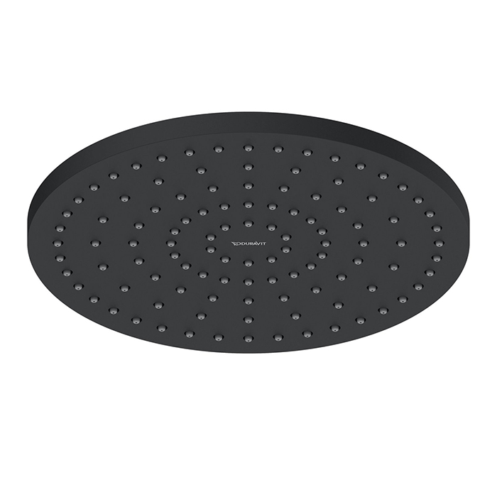 Duravit Shower Верхний душ Ø25см., 1 режим, настенный/потолочный, цвет: черный матовый