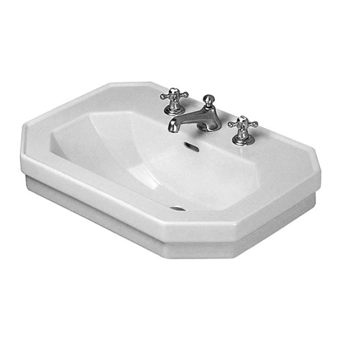 Duravit 1930 Раковина 70х50х20.5 см, 3 отв., цвет: белый