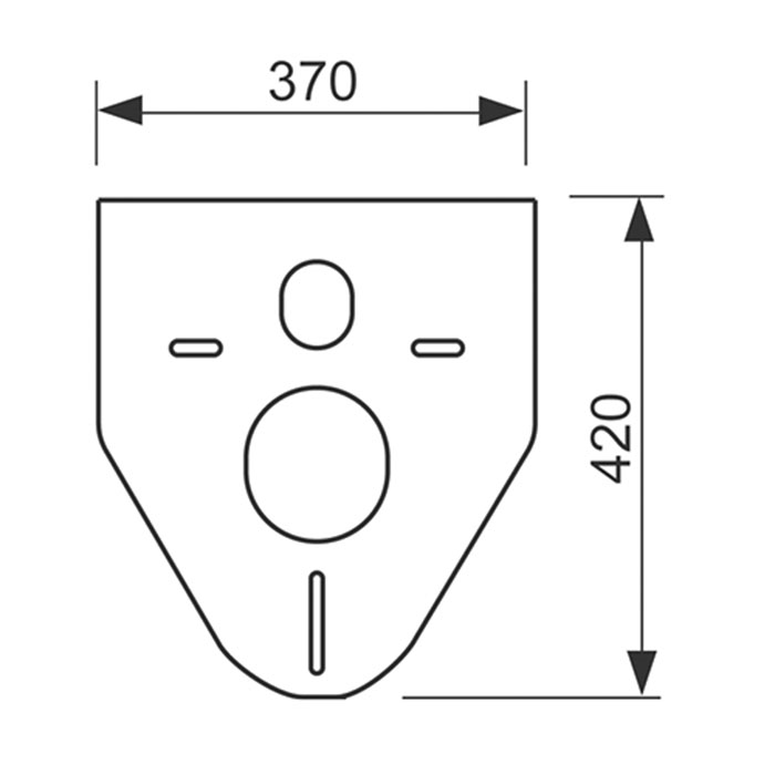 TECE Прокладка звукоизоляционная для подвесного унитаза и биде (аналог)