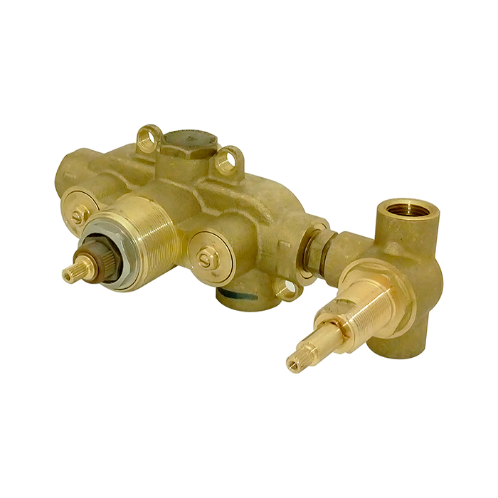 Cisal Встраиваемая часть термостатического смесителя с переключателем на 2 положения