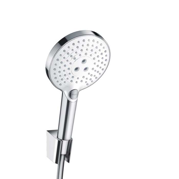 Hansgrohe Raindance Select S 120 Port Ручной душ, с держателем, цвет: хром/белый