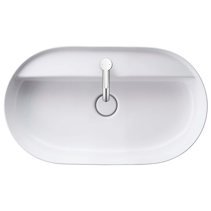 Duravit Luv Раковина 70х40х14см., накладная, 1 отв., цвет: белый глянцевый