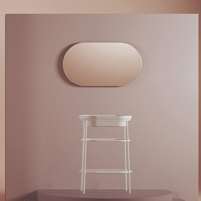  Artceram ARCO 90 Зеркало 50х90 см.с подсветкой