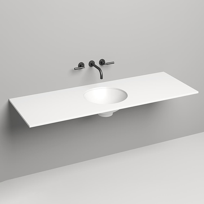 Salini Столешница 150х50х1.5 cм, из материалов S-Stone, цвет: белый матовый