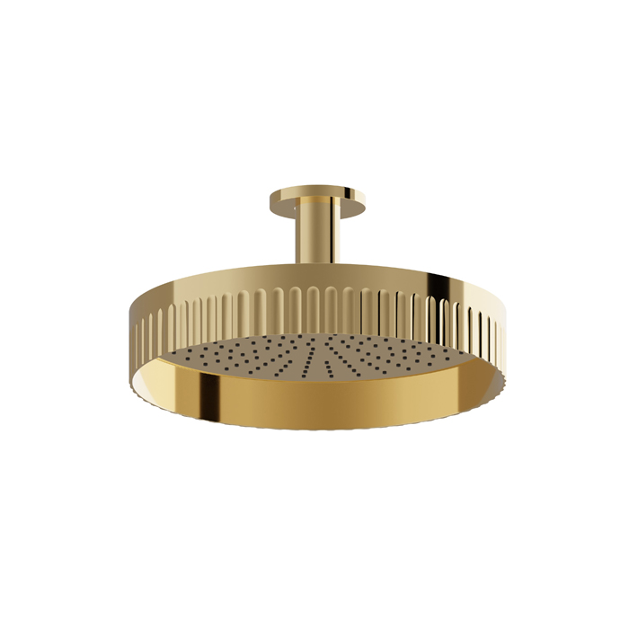 Newform Head Showers Верхний душ 30см, потолочный, цвет: PVD glossy gold