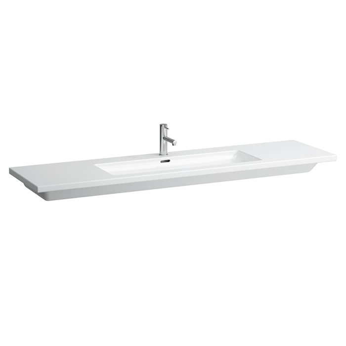 Laufen Living Square Раковина  180x48см, с 1 отв., цвет: белый