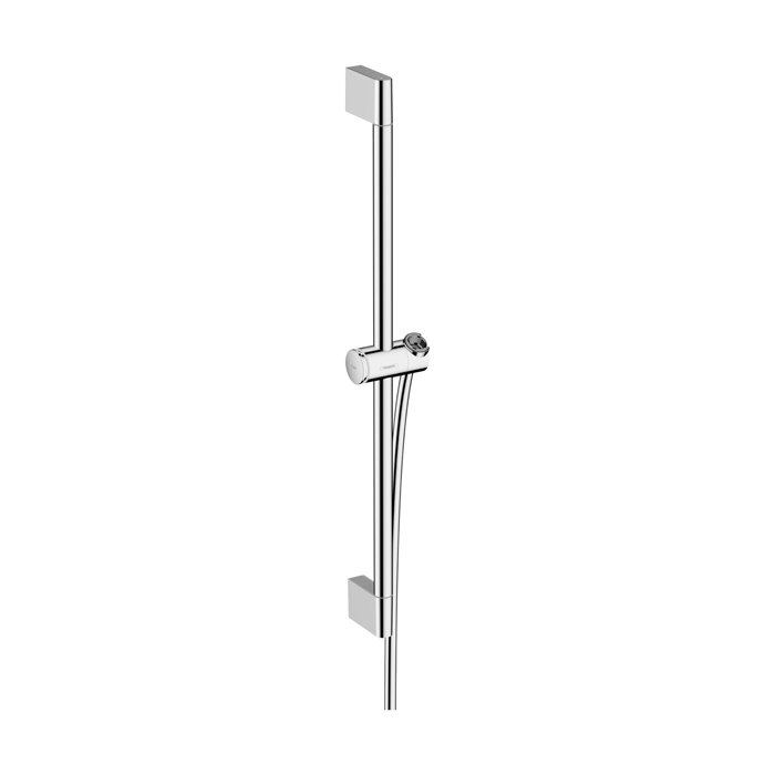 Hansgrohe Unica Душевая штанга 65 см со слайдером с кнопкой и шлангом, цвет: хром