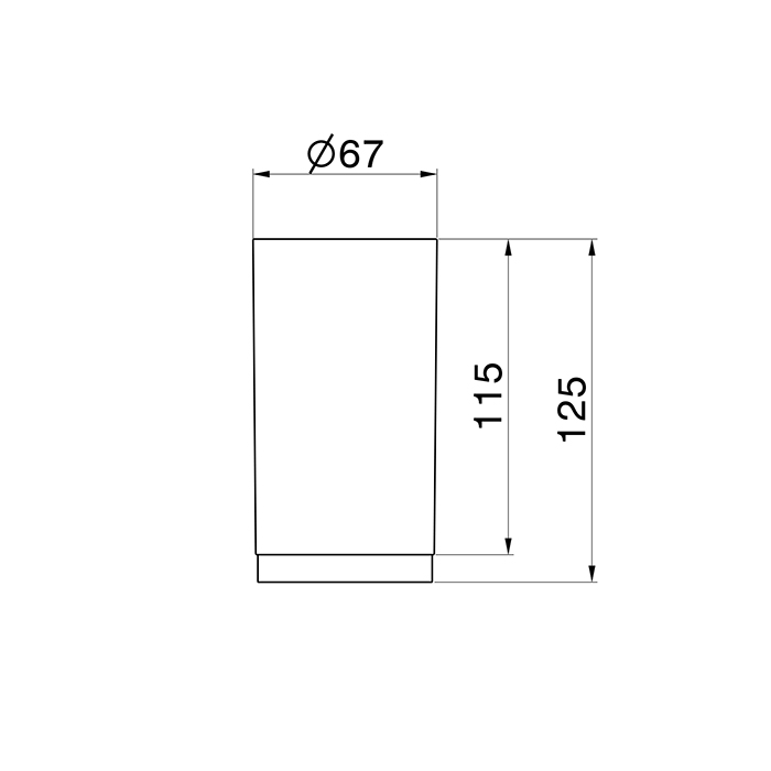 Newform Стакан, настольный, цвет: белый/PVD Brushed gold