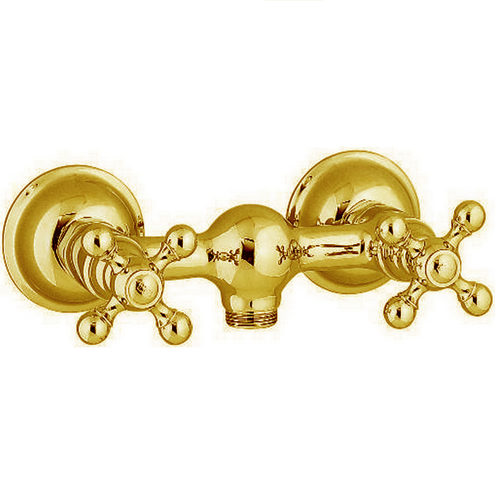 CISAL Arcana Смеситель двухвентильный настенный для душа, цвет: золото