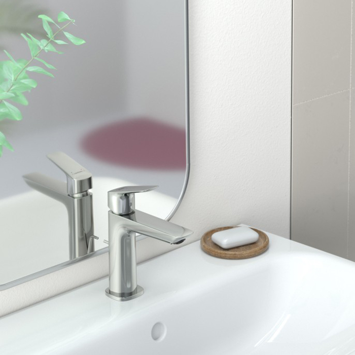 Hansgrohe Logis Смеситель для раковины, 1 отв., без донного клапана, цвет: хром