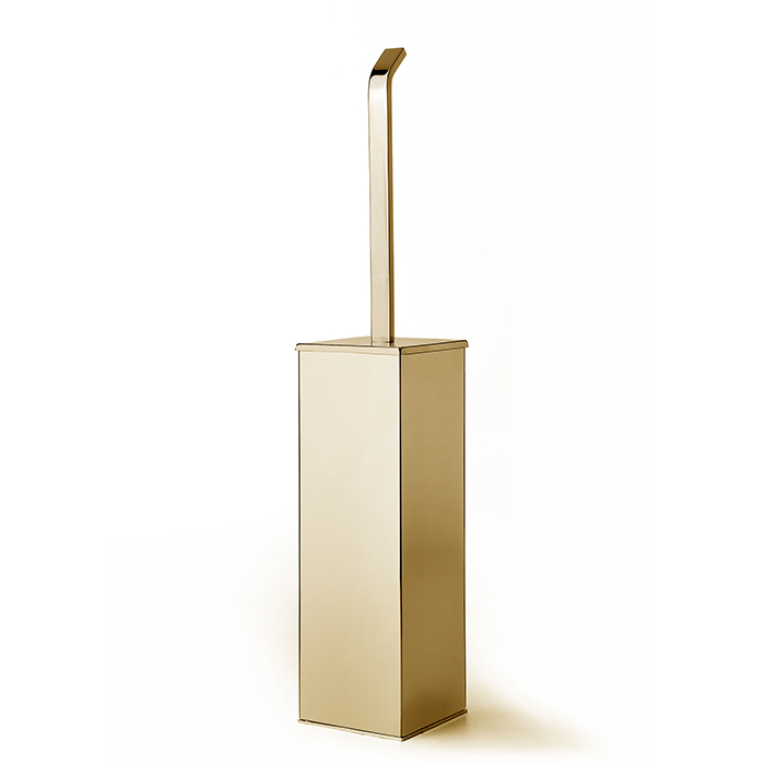 3SC Serie WIL Туалетный ёршик, напольный, цвет: золото 24к. Lucido