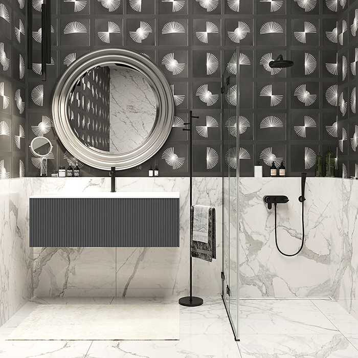 TW Shape комплект подвесной мебели 120х50см, с раковиной, с 1 выдвиж. ящиком с механизмом push-to-open, цвет: серый матовый RAL7016