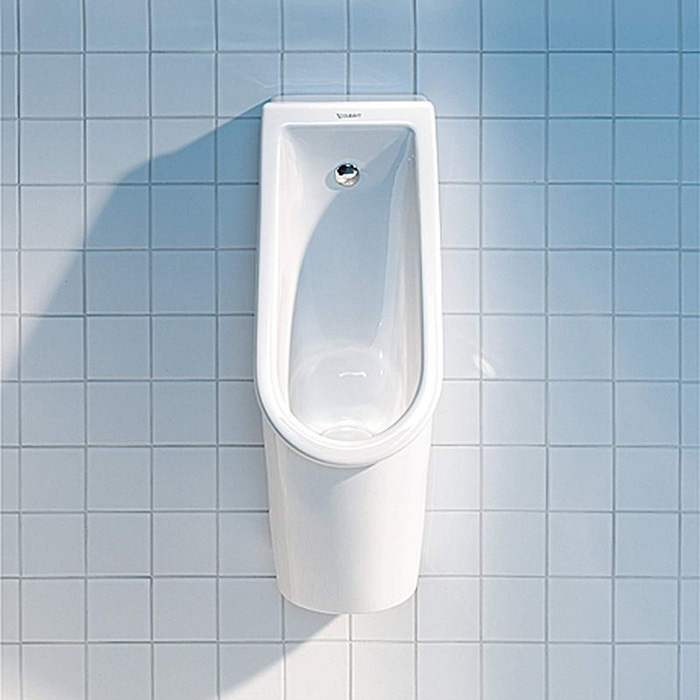 Duravit Starck 3 Писсуар подвесной 30х24.5см., безободковый, без "мушки", подвод воды сзади, с креплением, цвет: белый