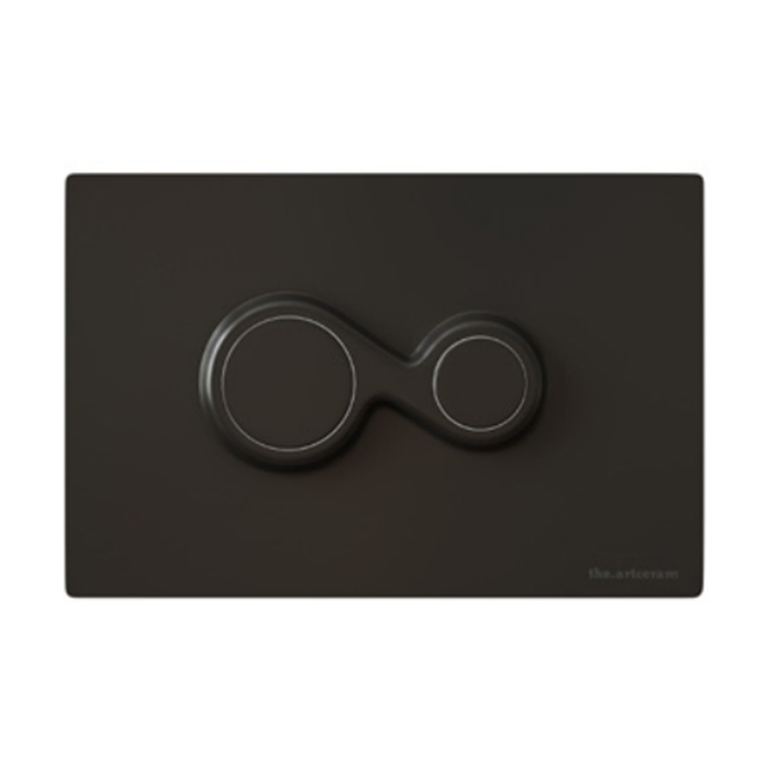 Artceram Monet Клавиша смыва, цвет: черный матовый