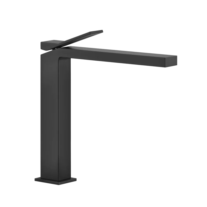 Gessi Rettangolo K Смеситель для раковины на 1 отверстие, излив 213мм, цвет: black XL